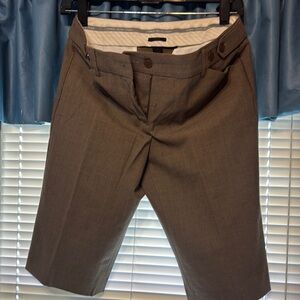 Express Brown Bermuda Shorts with Classic Style